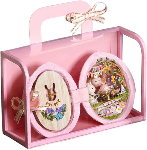 EPMANN Kit de casa de muñecas en miniatura, notas estrelladas de concha de nogal, Nut Secret 3D Theatre Scene Undersea Roaming, Walnut Surprise Doll