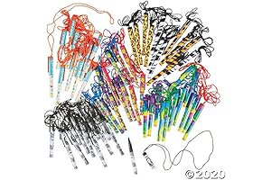 Fun Express Bulk Pen on a Rope Assortment