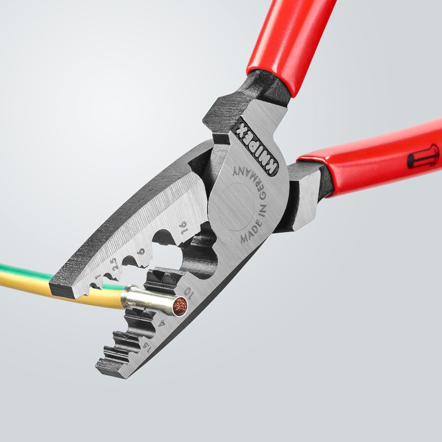 KNIPEX Crimpatrici per terminali a bussola rivestiti in resina, 97 71 180 | sintetica 180 mm