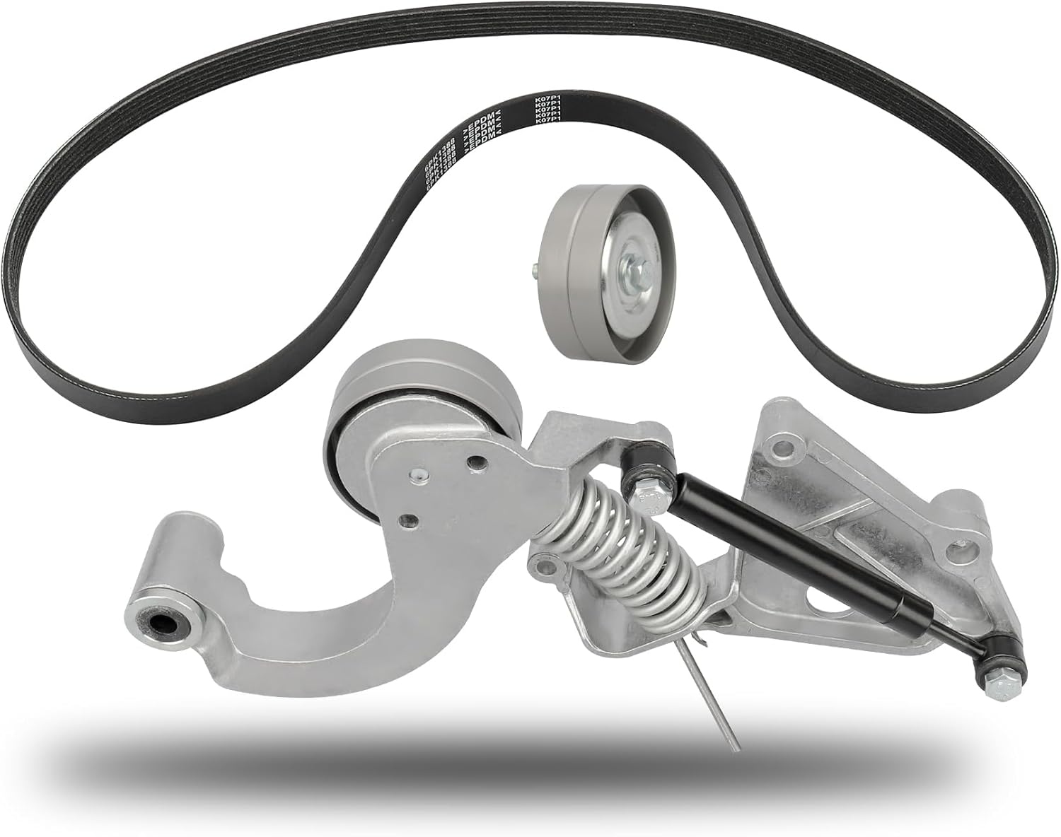 IRONTEK 11287509476 Serpentine Belt Tensioner with Pulley Kit fit for Mini 2002-2008 Cooper #11288620210 38404 49387