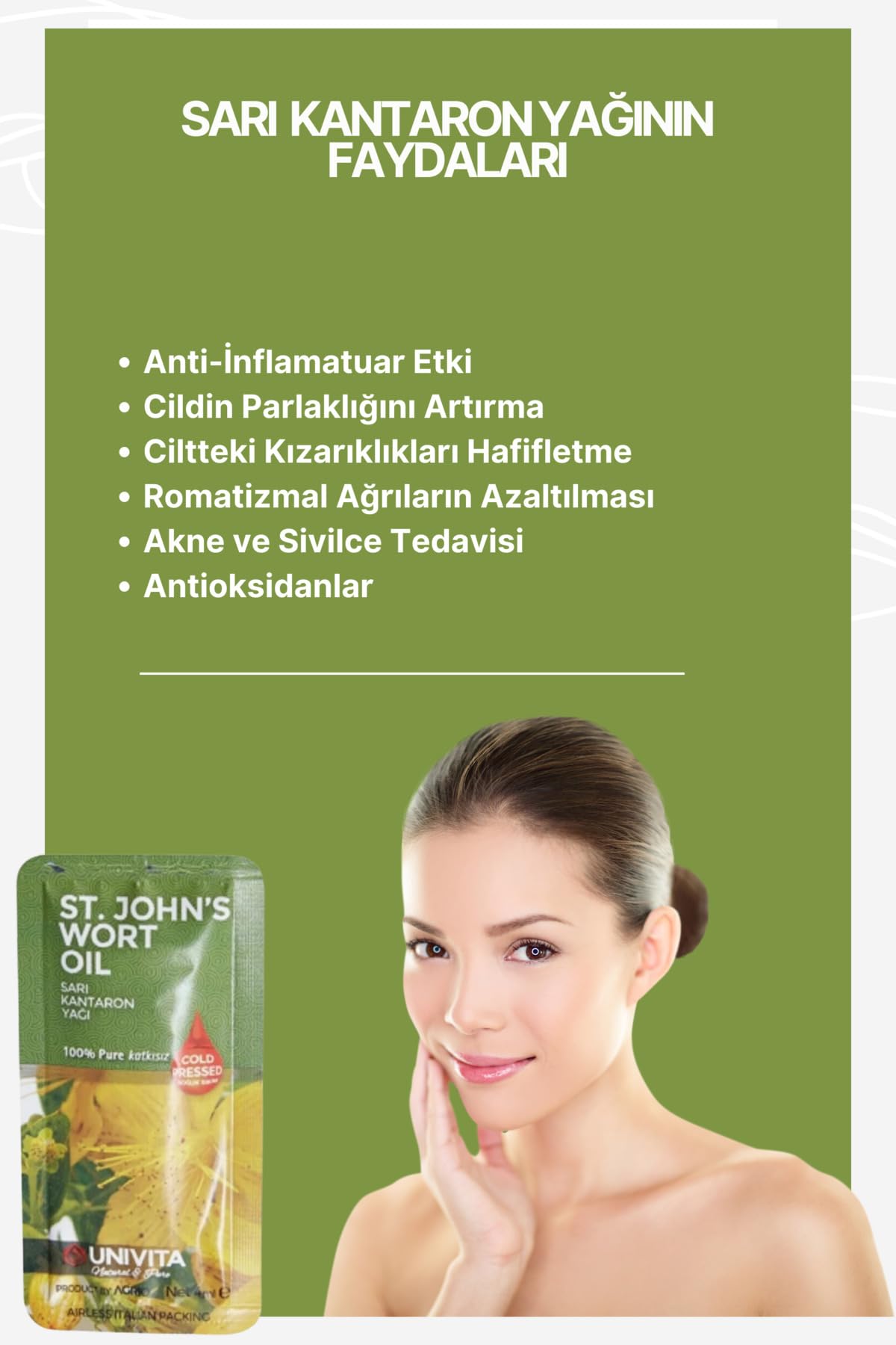 UNIVITA 100% Pure Natural St. John’s Wort Oil, 24 ml (Pack of 1) - Image 3