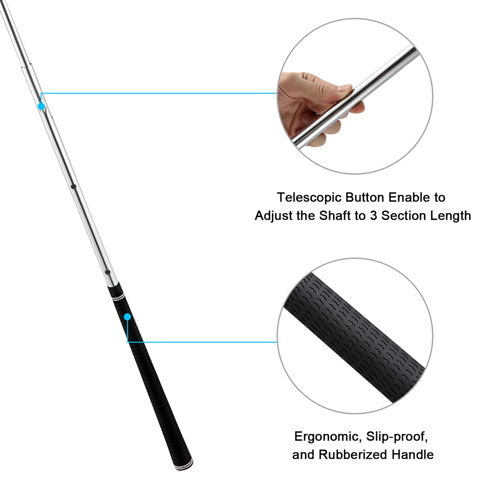 G4Free Golfschirm Golfschläger Schutzschirm Golftasche Sonnenschutz Regenschirm Golfausrüstung wasserdichte Stockschirme