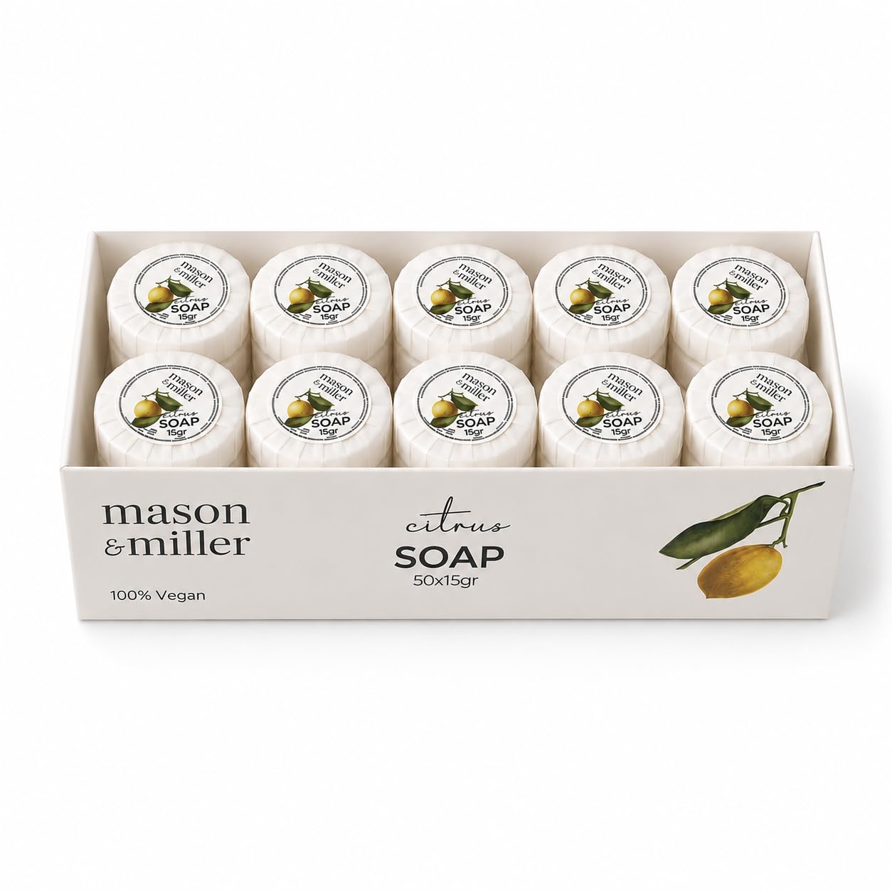 Mason & Miller Tissue Pleated Soap 50 x 15gm