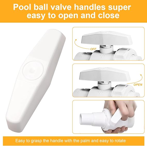 SPX0722F Replacement Handle Compatible with Hayward Trimline Ball Valves Models SP0722, SP0722S, SP0723