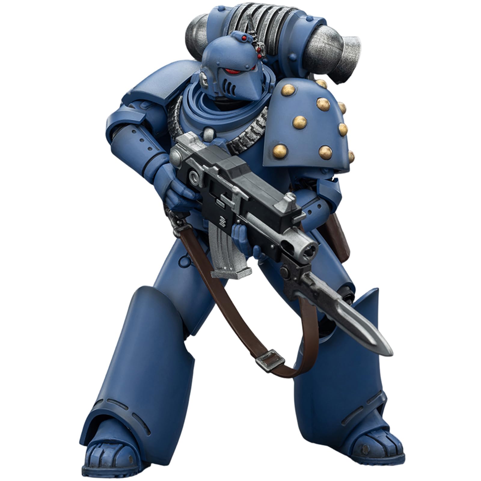 JOYTOY Warhammer 40k Horus Heresy, Ultramarines MKVI Tactical Legionary 1/18 Action Figure Collect And Display Model
