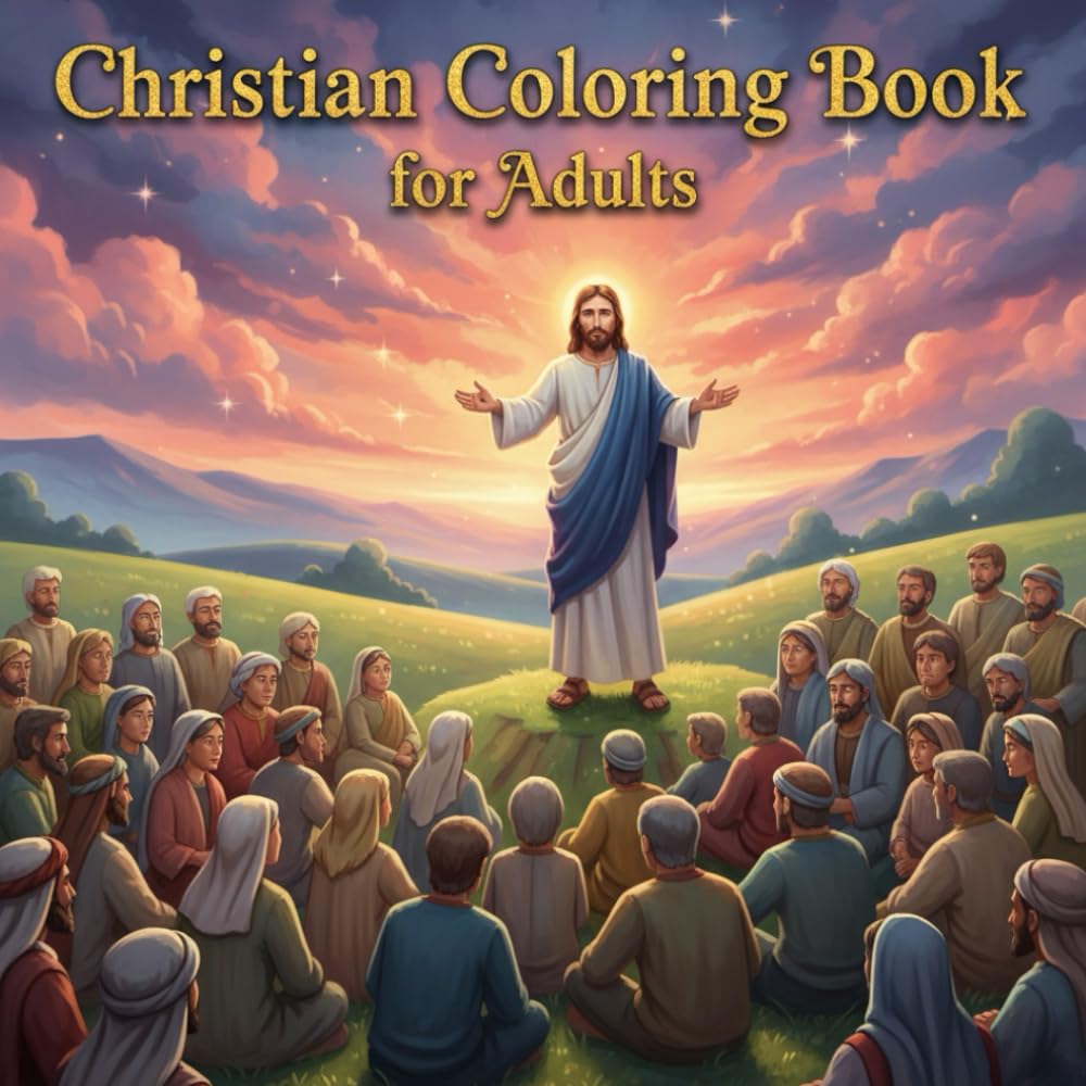Christian Coloring Book for Adults: Detailed Bible Verses, Inspiring Scriptures, and Religious Patterns: A Stress-Relieving Book for Meditation and Faith