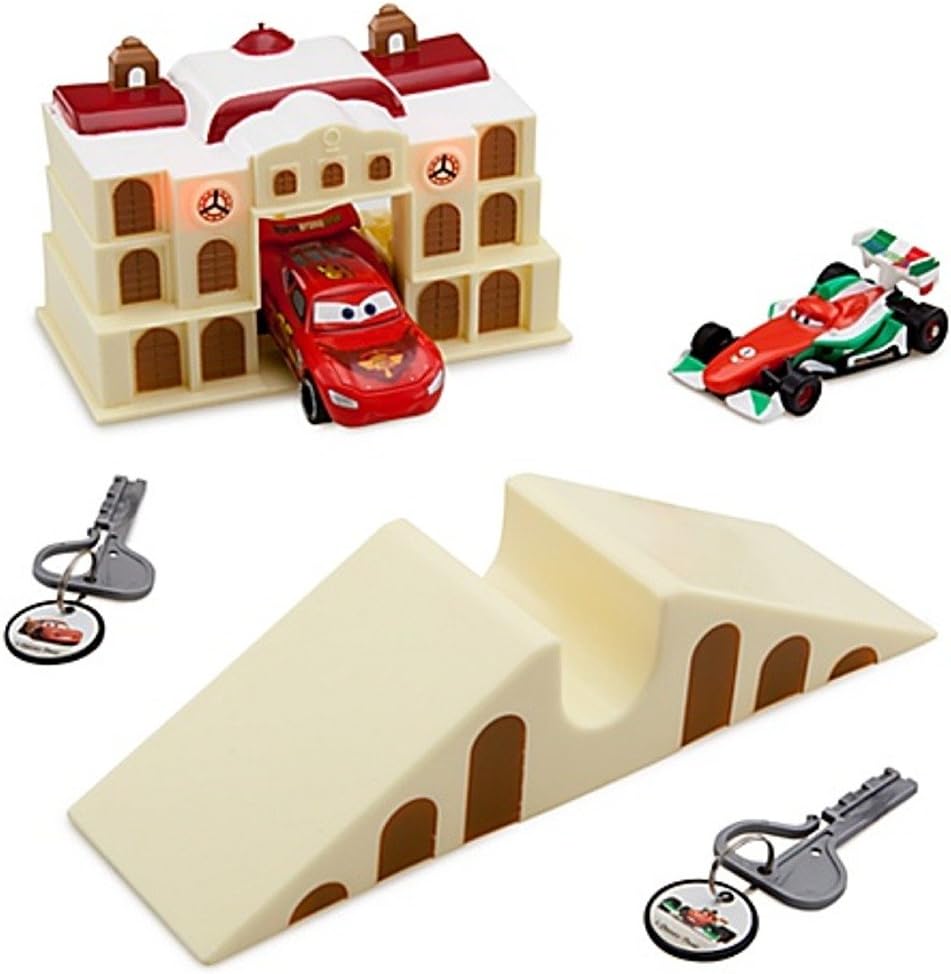 Disney / Pixar CARS 2 Movie Exclusive Porto Corsa Playset