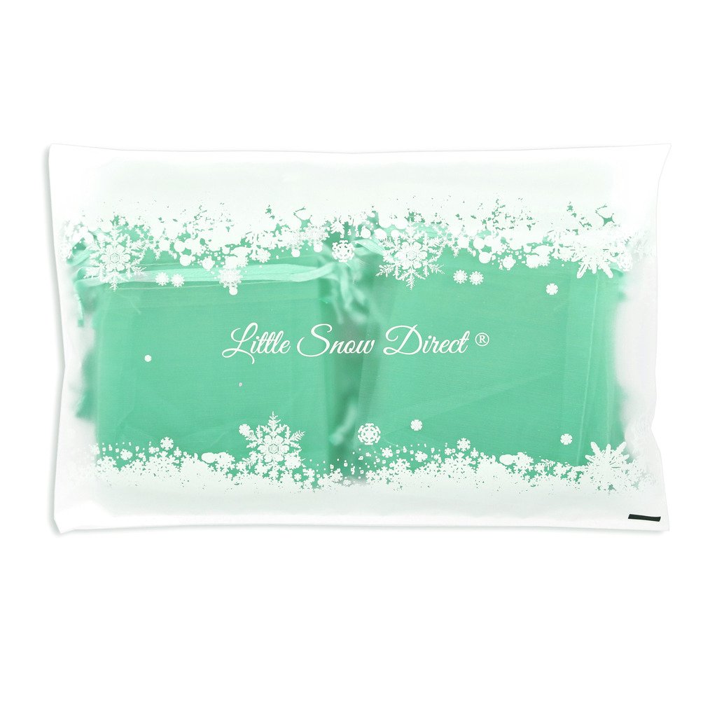 Little Snow Direct Mint 50Pcs 9 X 12Cm Organza Gift Bags Wedding Favour Bags Jewellery Pouch (, 50)