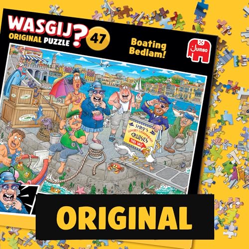 Wasgij Original 47, Boating Bedlam, Unique 1000 Piece Jigsaw Puzzle for Adults, Colourful, Puzzling - Image 3