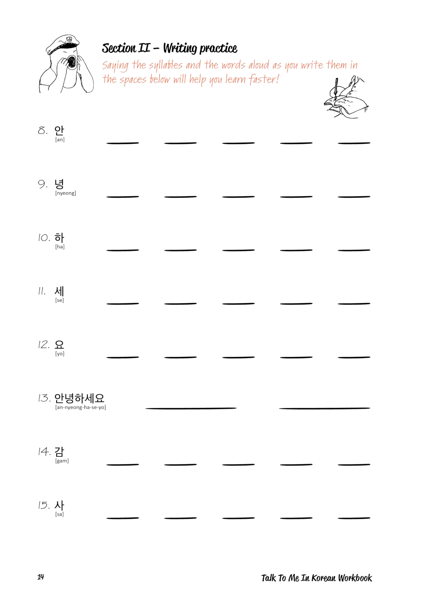 Talk To Me In Korean Workbook - Level 1: New Edition