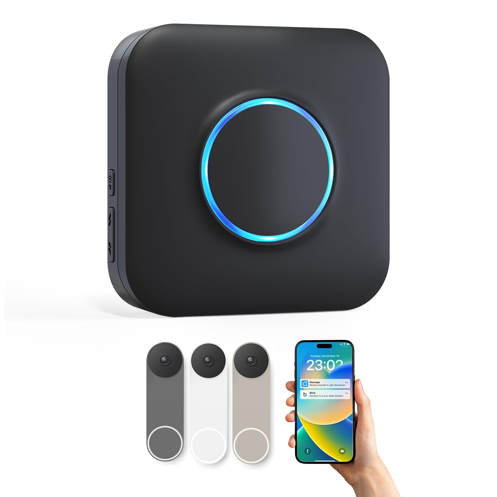 Photo 1 of BITIWEND WIFI Wireless Doorbell Chime - Compatible with Ring, Nest, Blink
