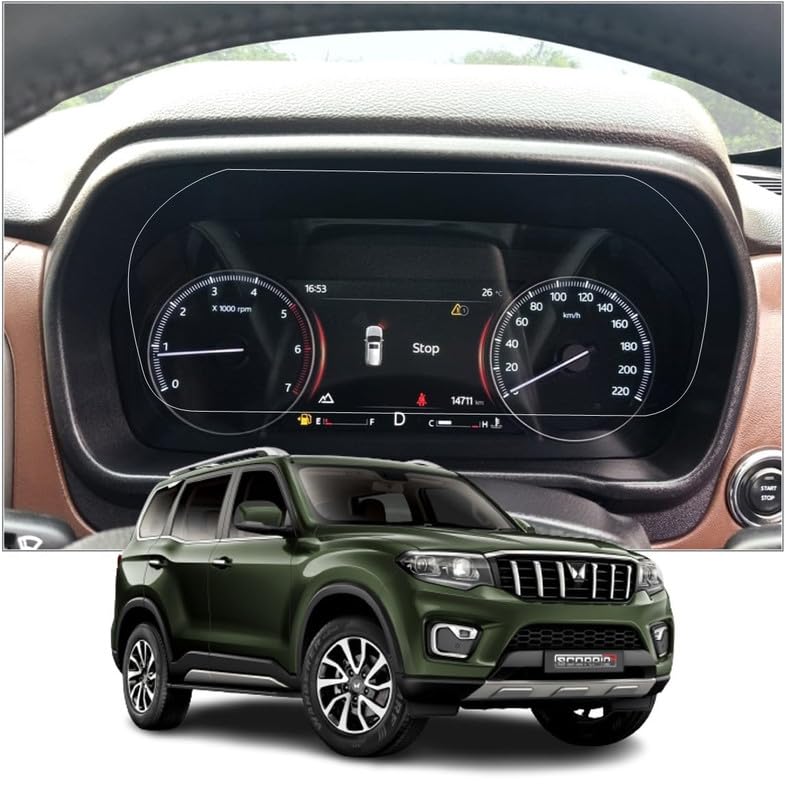 FriendZon 9H Speedometer Navigation Infotainment Screen Audio Player Stereo Music System Scratch Guard Screen Guard Protector Compatible with Mahindra Scorpio N 2022 (Pack of 1) (B0CDTYHYMD) Amazon Price History, Amazon Price Tracker