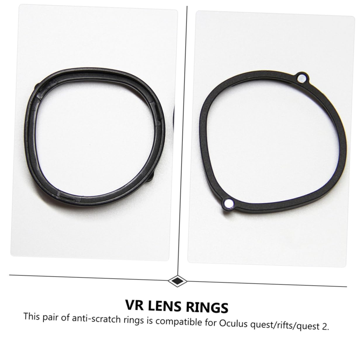 HOMSFOU 6pezzi Anello Protettivo Per Lenti Vr Da Compatibile Con Rift Anti- e Leggero Accessorio Essenziale Per Occhiali Vr Protezione Sicura Per Lenti Virtuali
