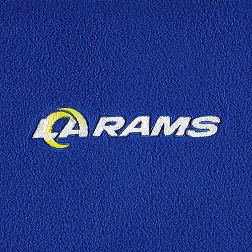 Image of Dunbrooke Men's Royal Buffalo Bills All-Star Tech Quarter-Zip Top
