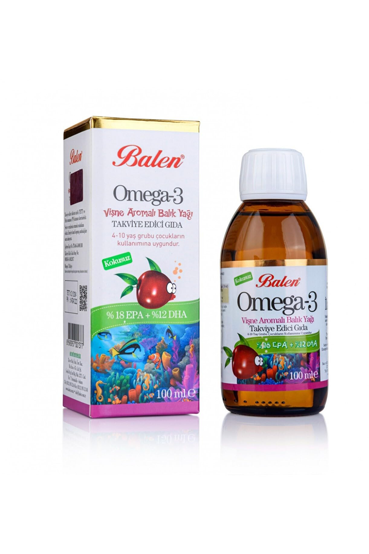 Balen Omega - 3 Vişne Aromalı