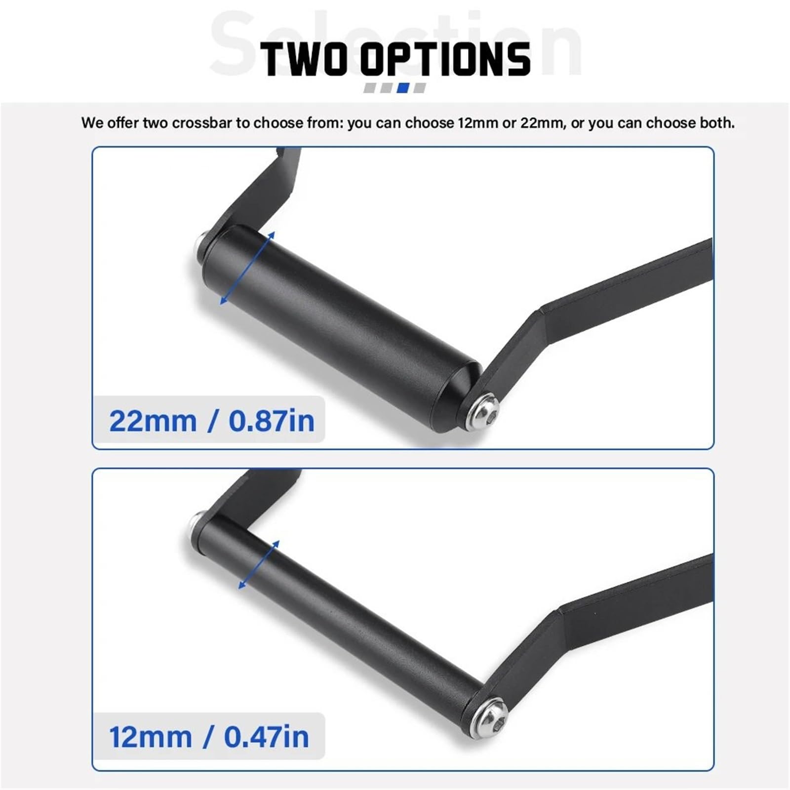 Uchwyt na telefon motocyklowy, uchwyt na telefon komórkowy, nawigacja GPS, pasuje do BMW F750GS F850GS F800GS Uchwyt do nawigacji GPS uchwyt(12mm)