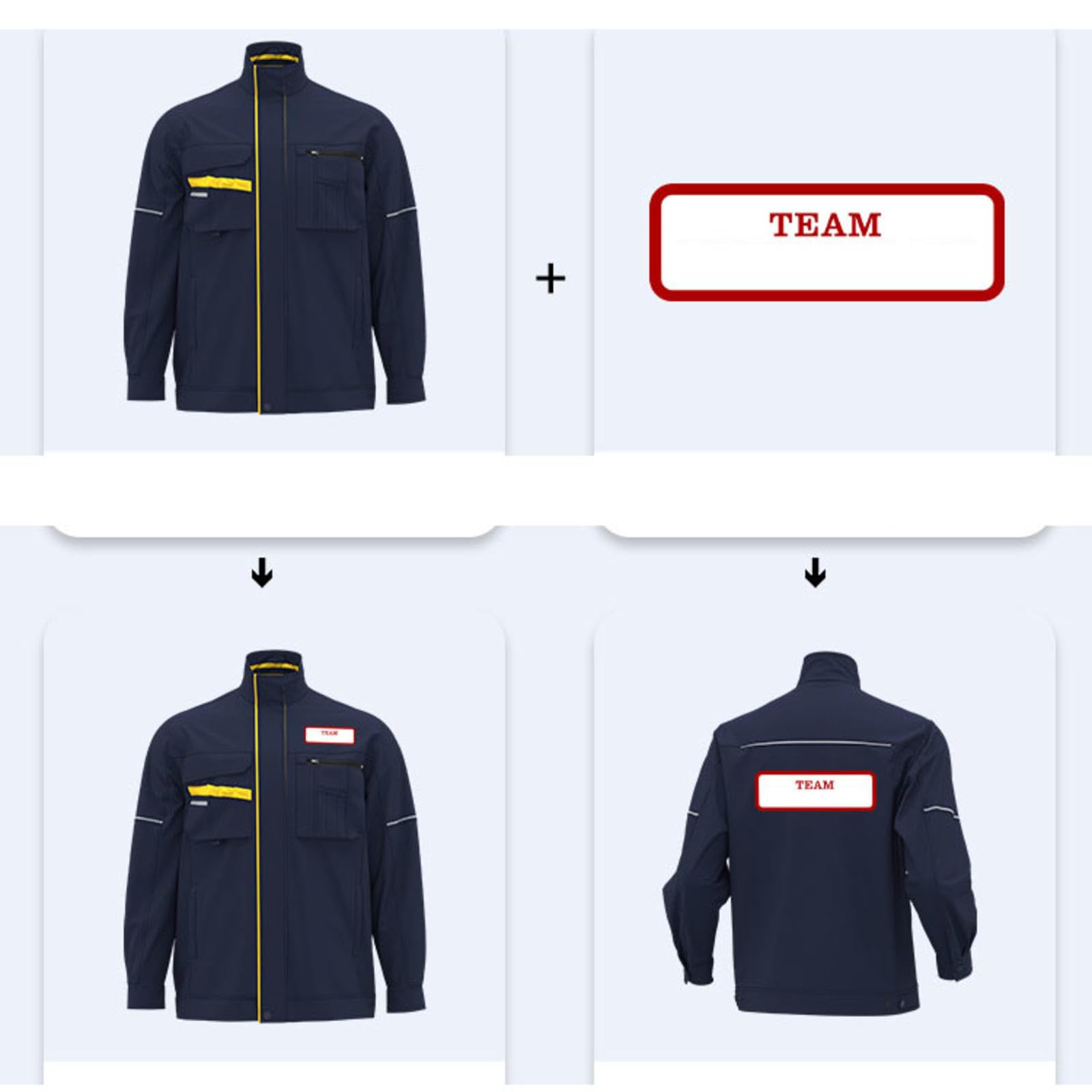 Honghuang Abbigliamento da Lavoro Multitasche Riflettente Personalizzato Logo Riparatore di Fabbrica Divise da Lavoro per Officina Personalizzata Giacca Cappotto e Pantalone