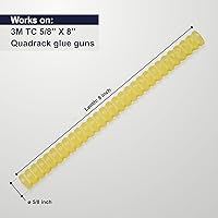 Vista 5 de Barras de pegamento de grado comercial ASA Quadrack - 5/8" x 8" Solo funciona con pistolas de pegamento 3M Polygun TC, LT y EC Ideal