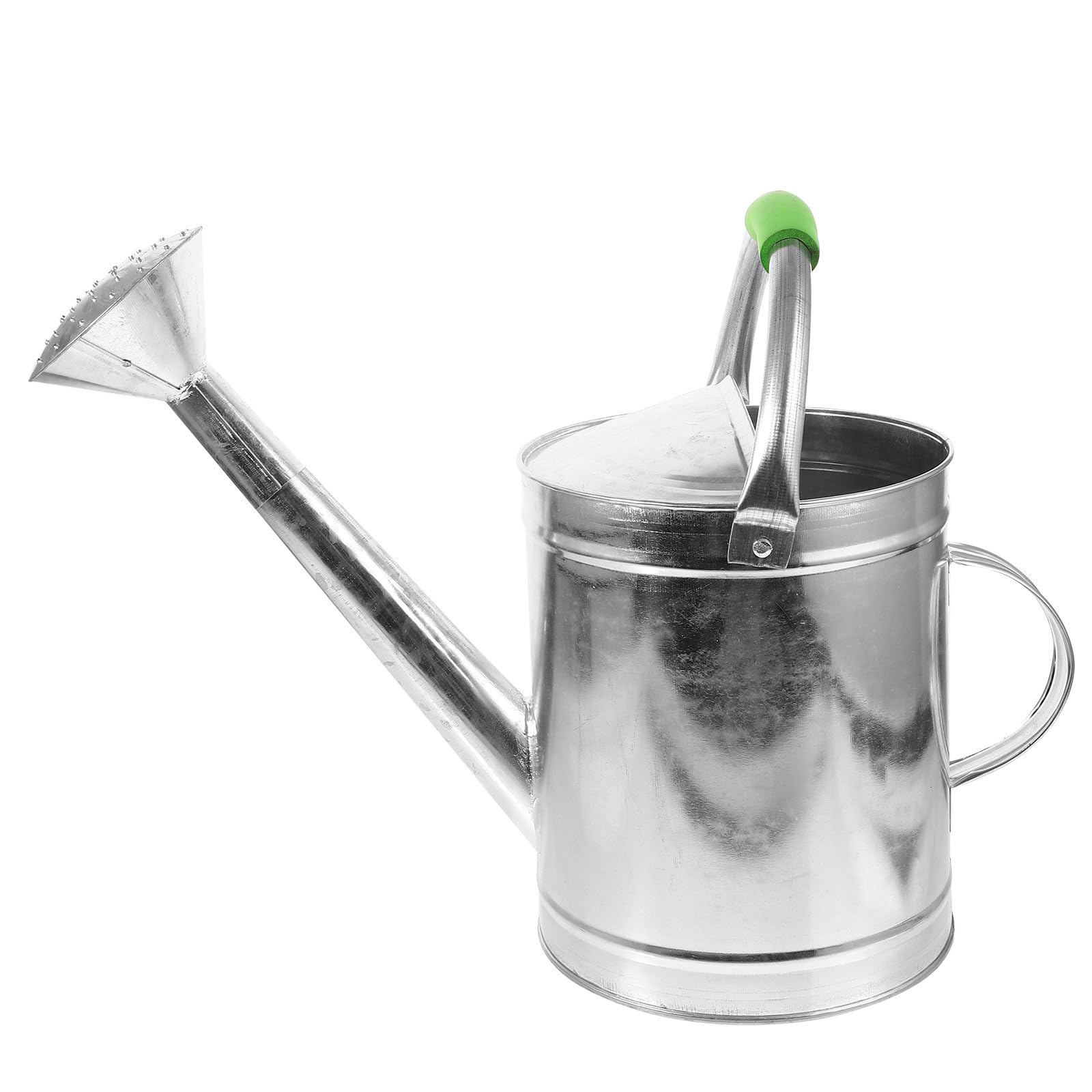 Yardwe Arrosoir Rétro en Acier Inoxydable 5l Résistant à L'oxydation Long Bec pour Jardin et Bonsaï, Facile à Transporter pour Arrosage Extérieur Couleur Aléatoire