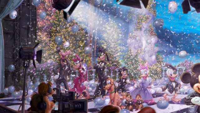 Amazon.com: Thomas Kinkade Studios Disney 100th Celebration 8
