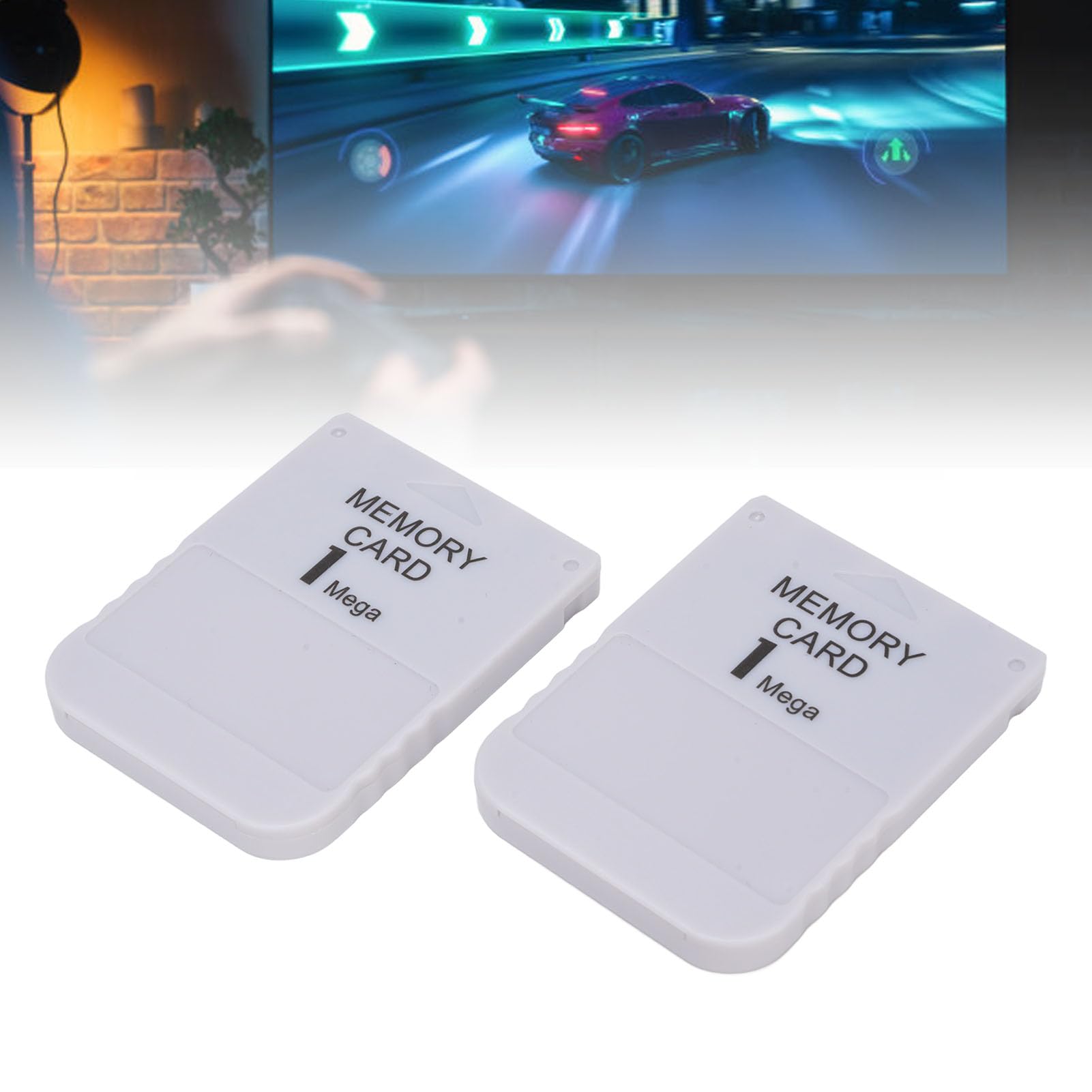 1 Méga Carte Mémoire, Stockage 1 Mo pour Jeux, Lecture/écriture Rapide, sécurité des Données, Léger et Compact, Compatible avec, Console de Jeu, 1 Méga Carte Mémoire (2