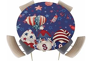 Patriotic Balloon Blow Up Table Cloth Decor