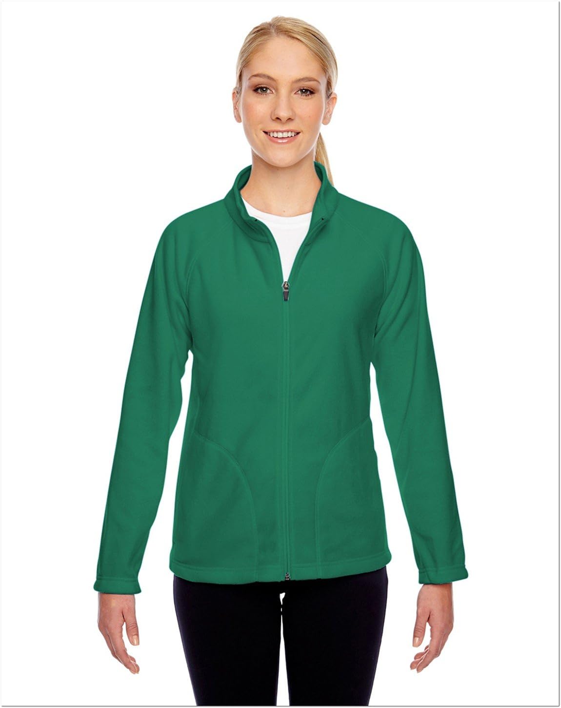 Team 365 TT90W - Ladies Campus Microfleece Jacket at  Women's Coats Shop