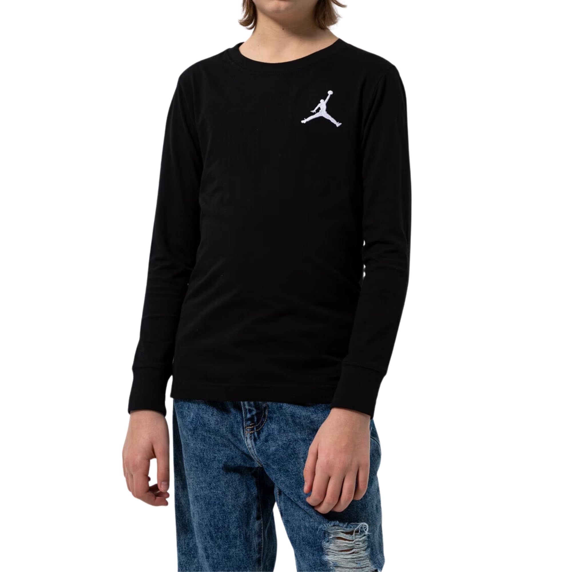Jordan Jumpman Air EMB Felpa per Ragazzo Black 12/13 Anni