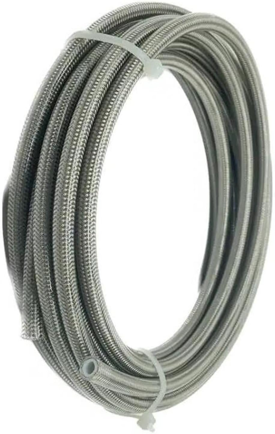 Brake accessories 4M 13FT Motorcycle Braided Stainless Steel PVC Brake Line Hose Fluid Hydraulic Hose Brake Line Gas Oil Fuel Tube Pipe