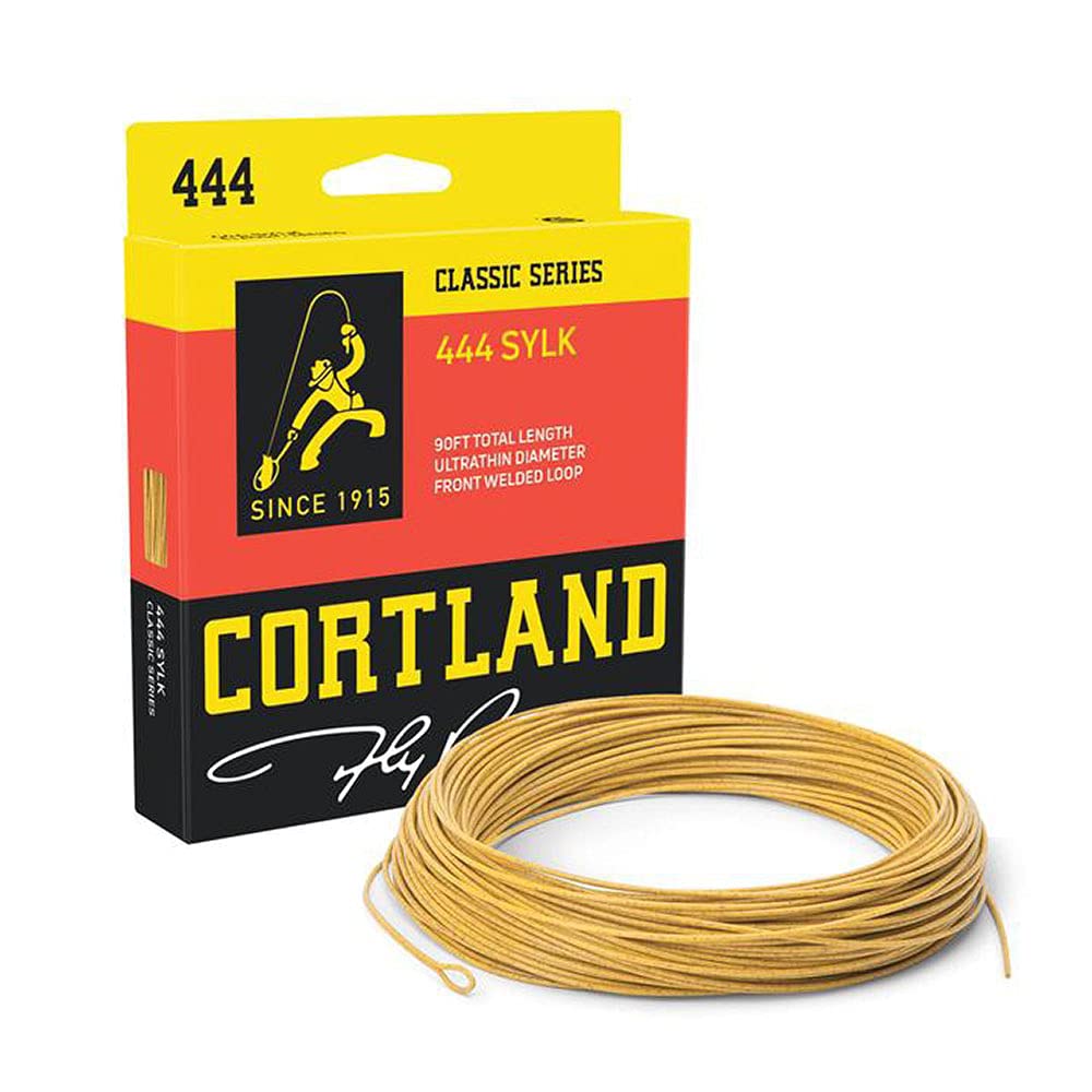 Pesca Mosca Línea CORTLAND 444 SYLK - 27m - 30yds - Color Mostaza - Diferentes Medidas