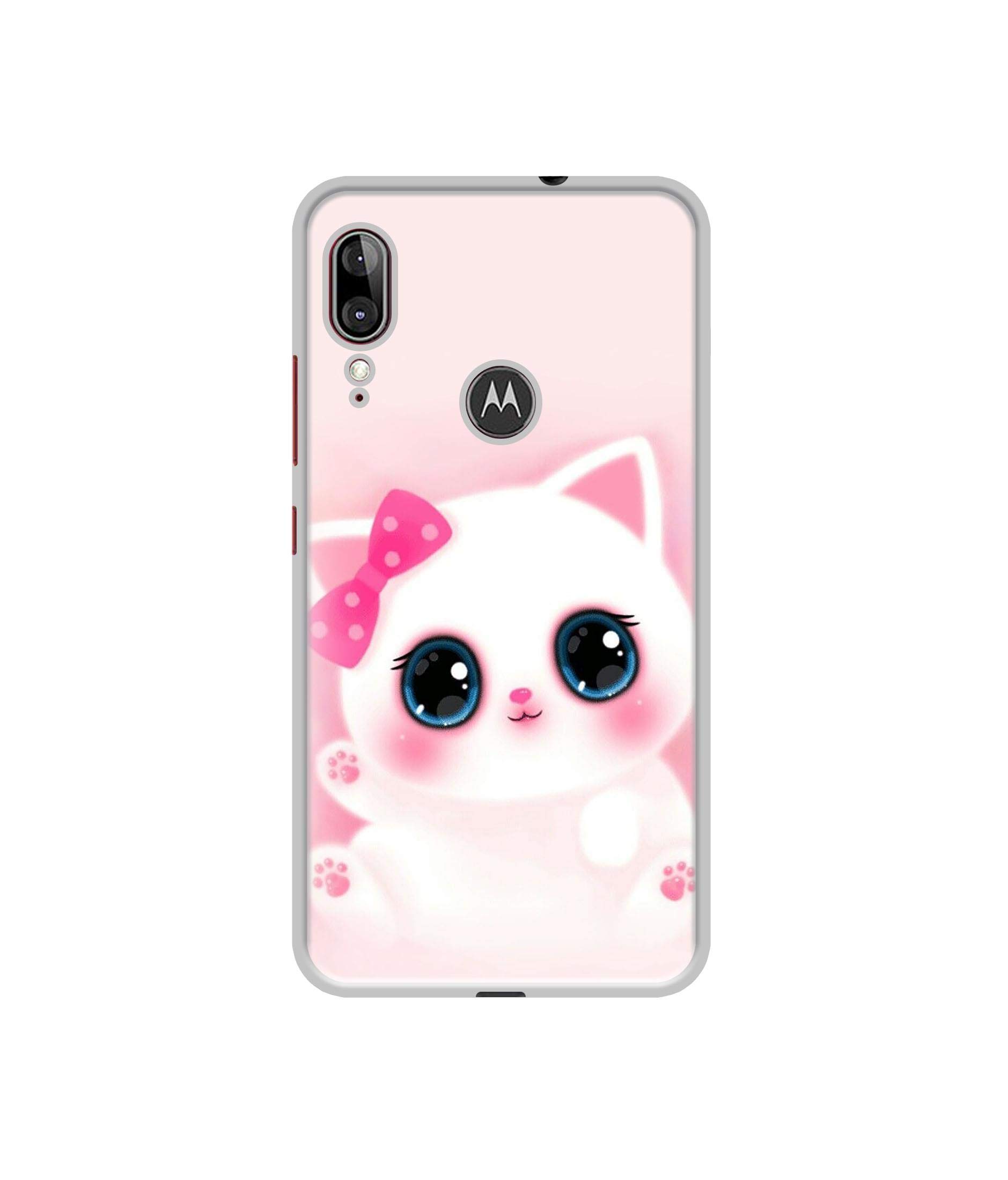 Amazon Brand - Solimo Silicone Designer Babby Kitty Uv Printed Soft Back Case Mobile Cover for Motorola Moto E6S, Multi-Coloured (B0854KTF43) Amazon Price History, Amazon Price Tracker