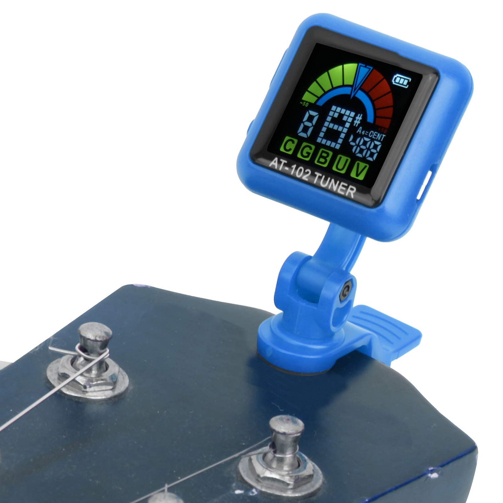 Accordatore AUPHY Ricaricabile Per Chitarra, Ukulele E Violino - Display LED A Colori E Batteria Al Litio - Foto 5