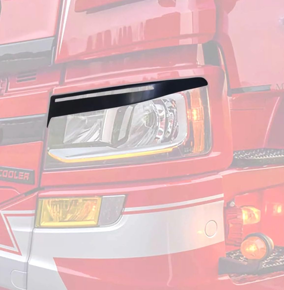 Evil Eyes ABS Kunststoff deckt Scheinwerfer Augenbrauen für R S 2017+ Next Gen Trucks