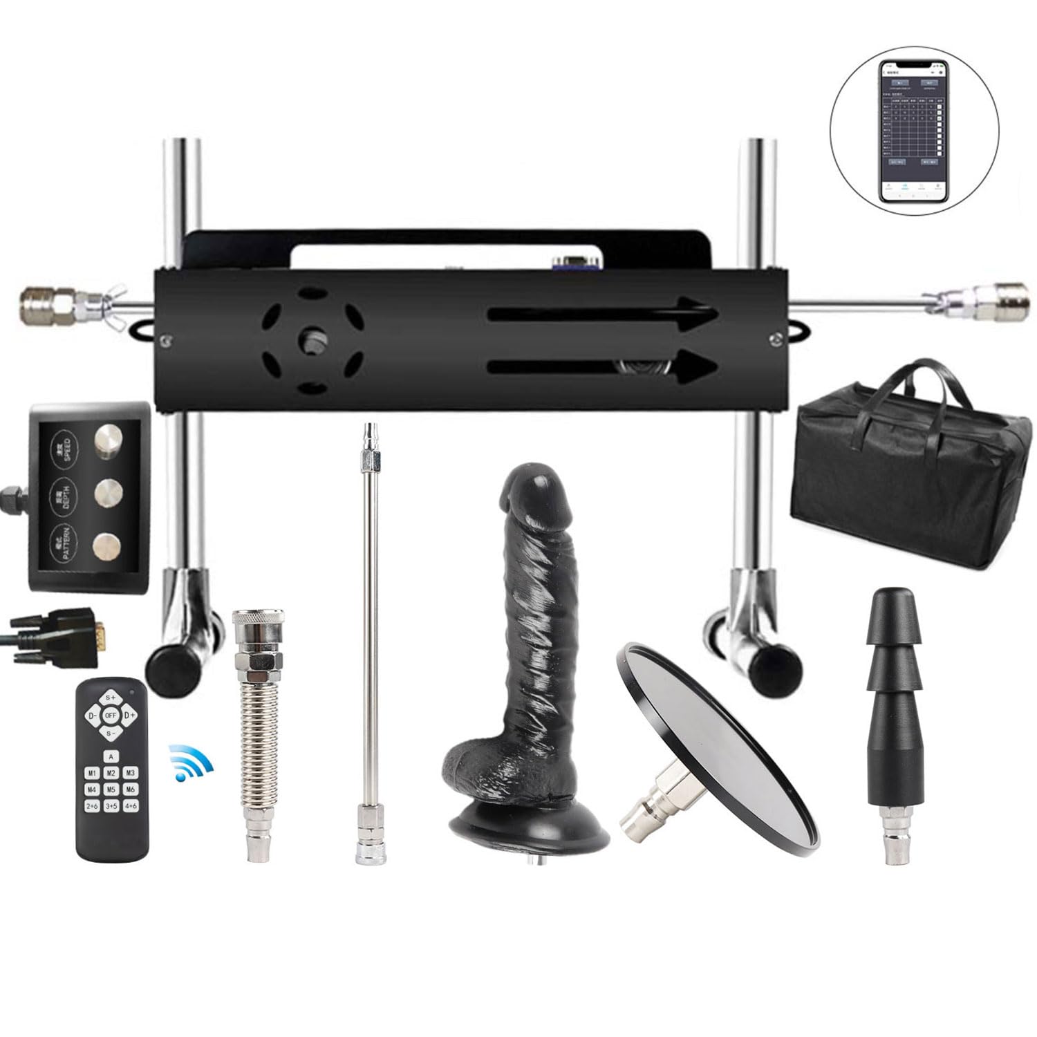 FREDORCH Wireless Wired APP Control Sex Machine with Amazing Features Powerful All Angle Adjustable No Moveback Machine 200W