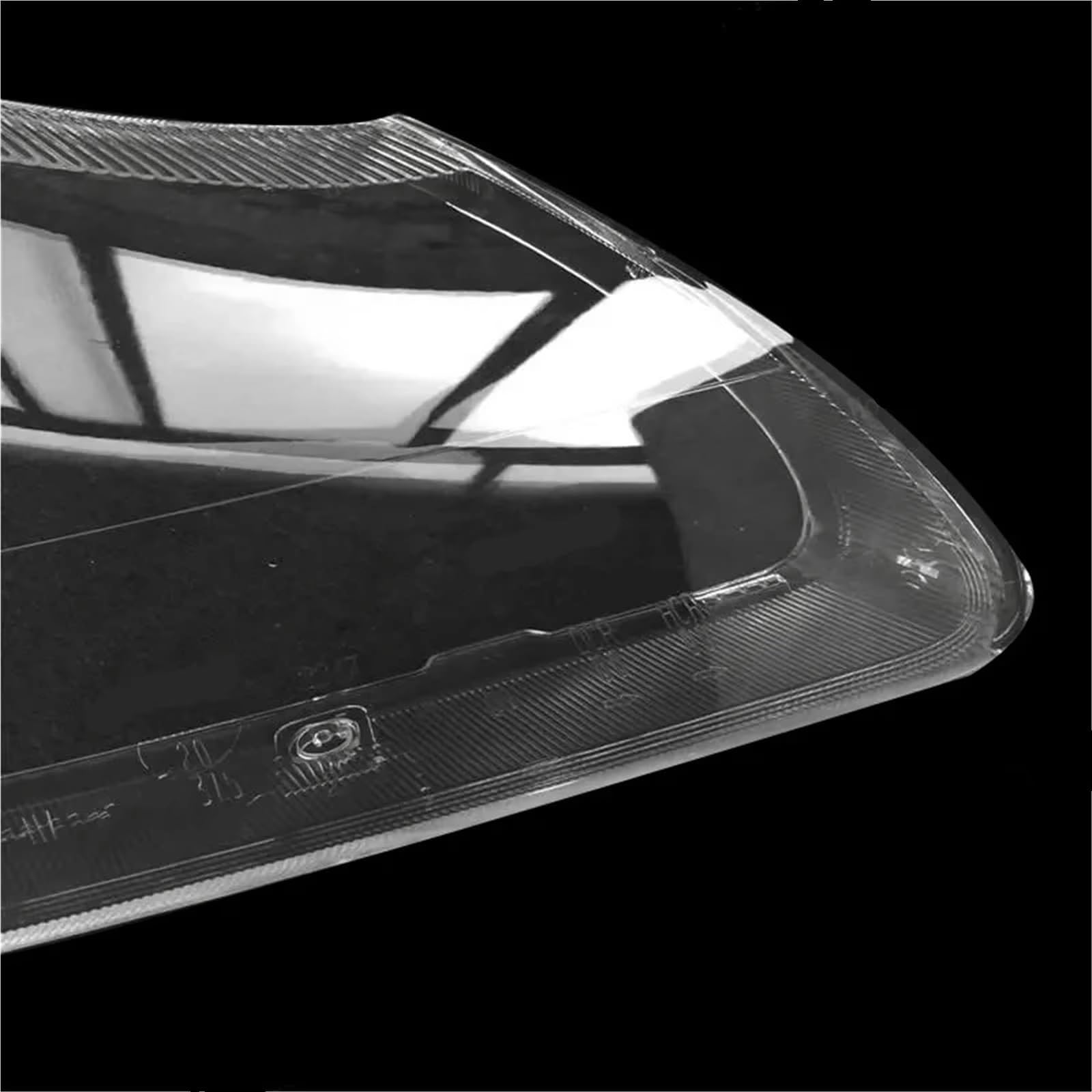 frontscheinwerfer glas Kompatibel Mit Porsche Für Cayenne 2007 2008 2009 2010 Auto Frontscheinwerferabdeckung Scheinwerferschale Transparentes Lampenschirmobjektivzubehör(Left)