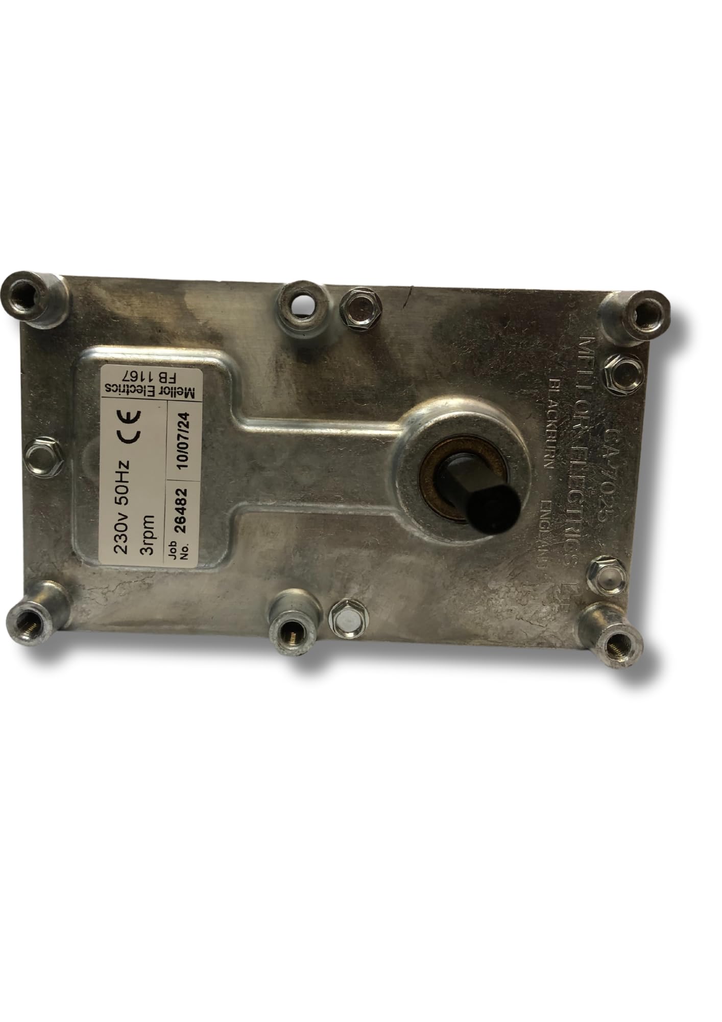 Motoriduttore velocità: 3rpm, diametro albero: 8,5 mm. per stufe e caminetti a pellet: CLAM, ECOTECK, MORETTI DESIGN, RAVELLI