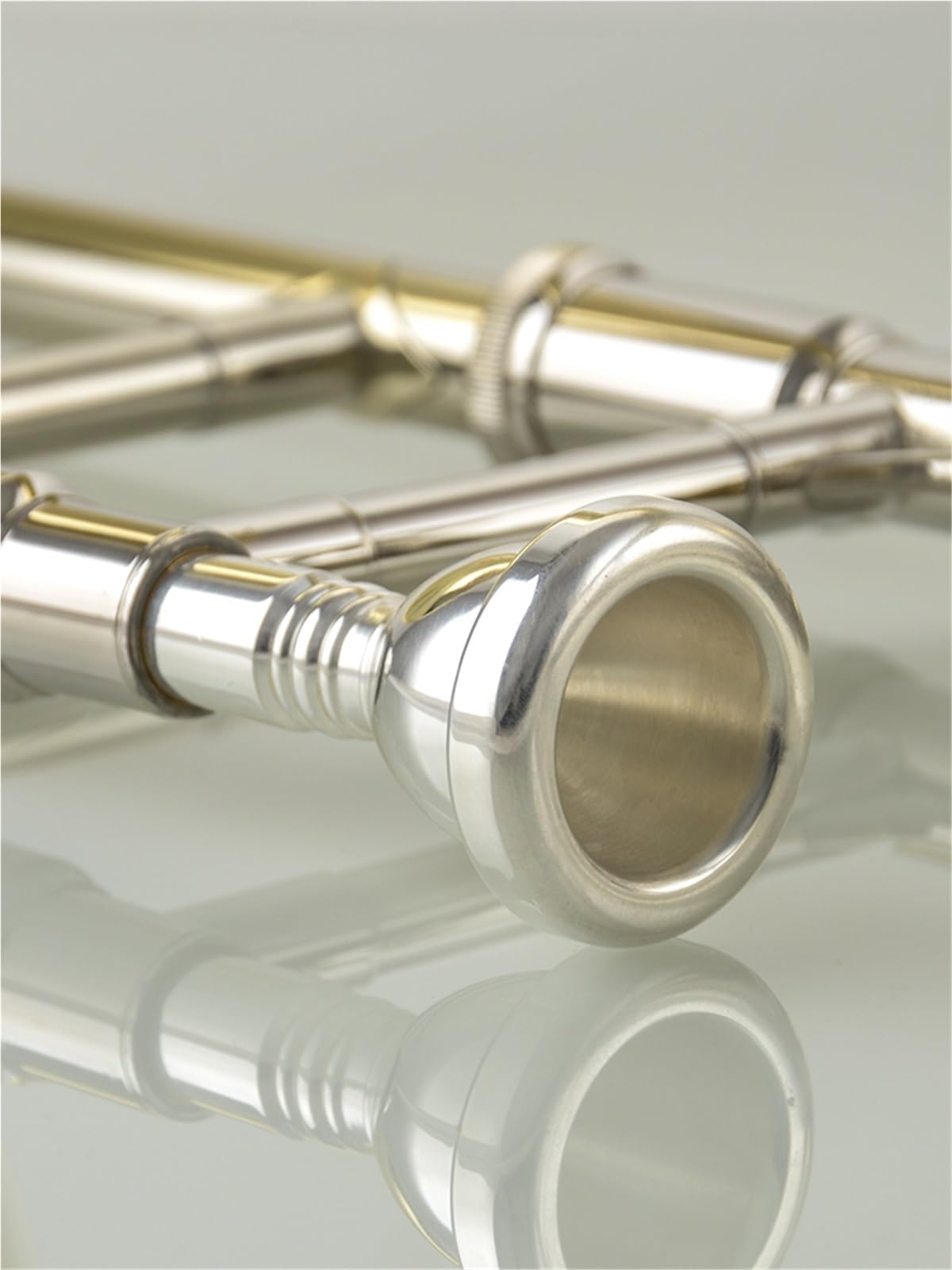 Tenor-Transponiertes Posauneninstrument Bb Bis F Professionelles Kupfernickelrohr Profiposaune