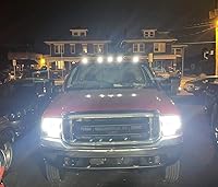 Vista 9 de iJDMTOY - Juego de 5 luces LED blancas o ámbar, para techo, compatible con camiones