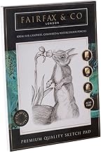 Fairfax & Co A4 Artist Sketch Pad – 40 Sheets (160 GSM) | Premium Acid-Free Cartridge Paper Sketchbook for Drawing, Painting & Mixed Media | Art Supplies for Adults & Students
