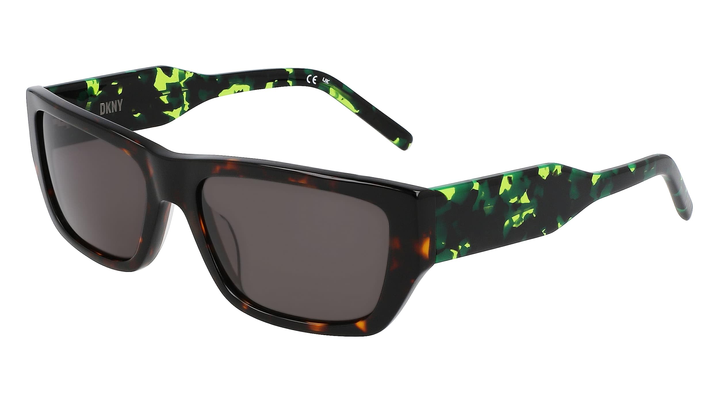 Dkny DK545S 237 Dark Tortoise Sunglasses Woman Acetato, Rectangle, 56