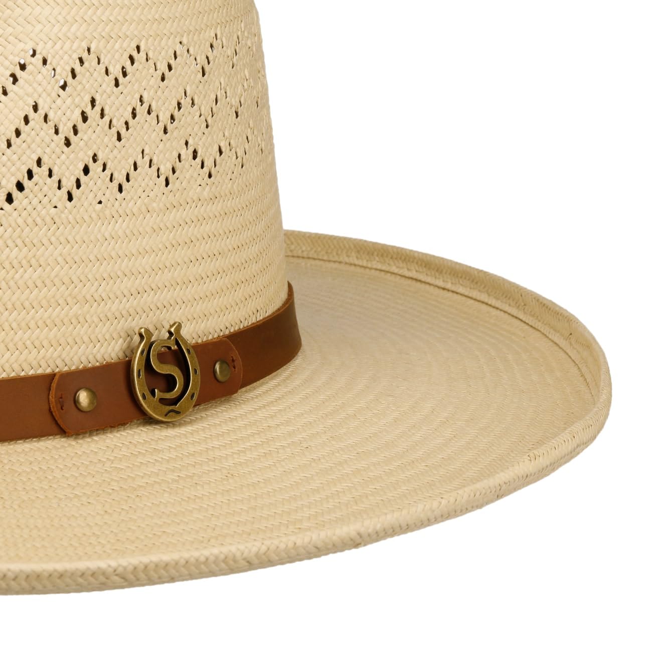 Stetson Salcott Outdoor Sombrero de Paja Toyo Estilo Western Unisex Primavera Verano