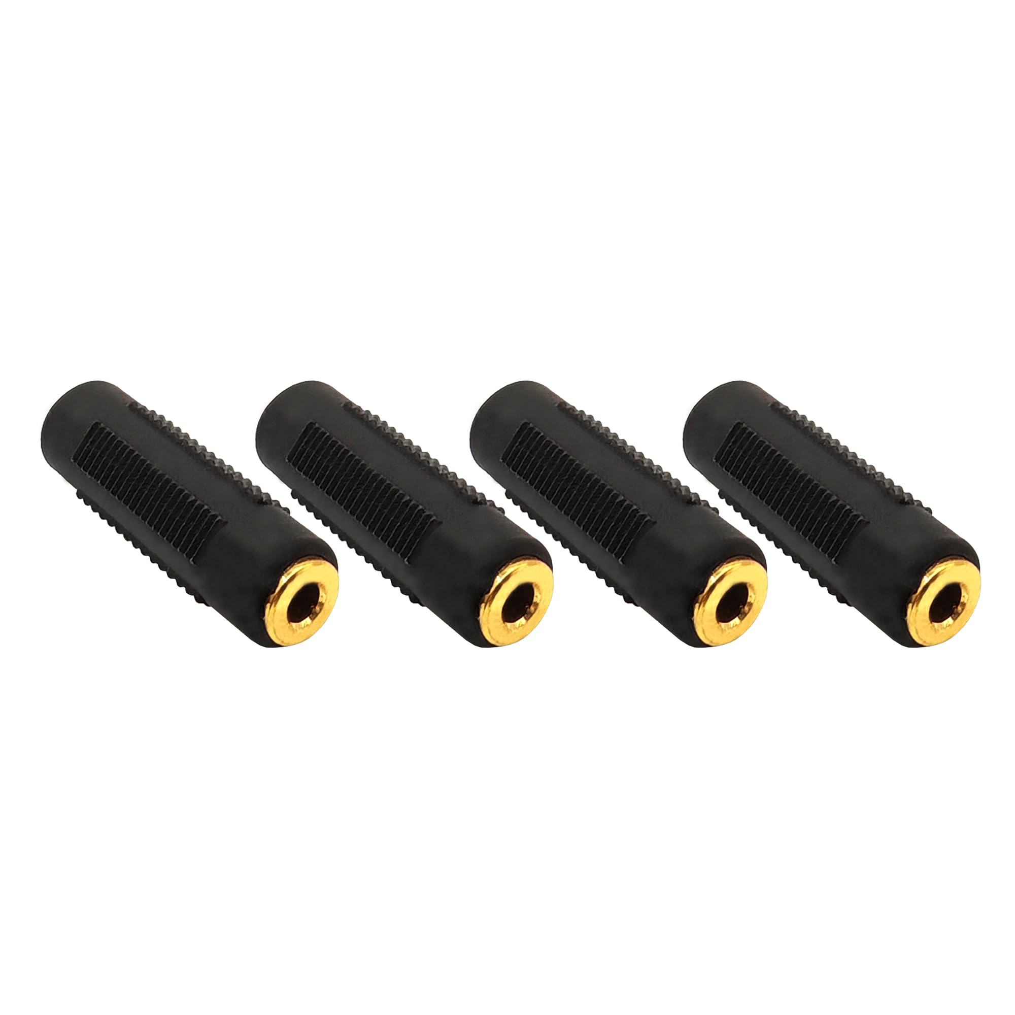 Audio-Adapter, 3,5-mm-Buchse auf Buchse, Stereo-Anschluss für Kopfhörer, 4 Stück