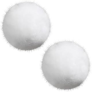White pom-pom shoe clips for fairy costumes