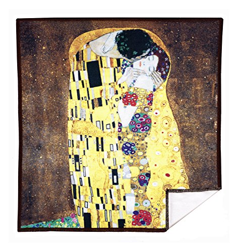 Extra Large [6 Pack] Classic Art (Gustav Klimt The Kiss) - Ultra Premium Quality Microfiber Cleaning Cloths (Best For Camera Lens, Glasses, Screens, And All Lens.) #TOP2