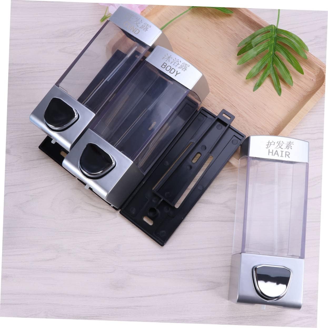 Shower Gel Pump Outlets Wall-Mounted Soap Dispenser for Bathroom Easy to Use Pump for Shampoo Lotion Conditioner