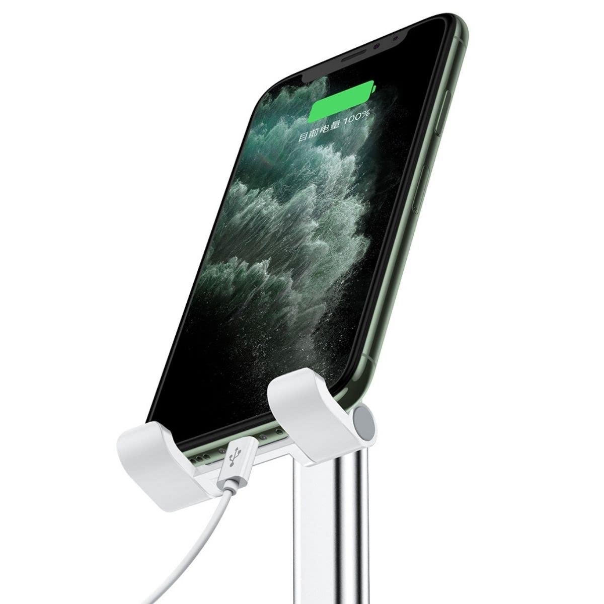 BUFFER® Pembe Cep Telefonu Sabitleyici Stand Katlanabilir Ayarlanabilir Telefon Standı
