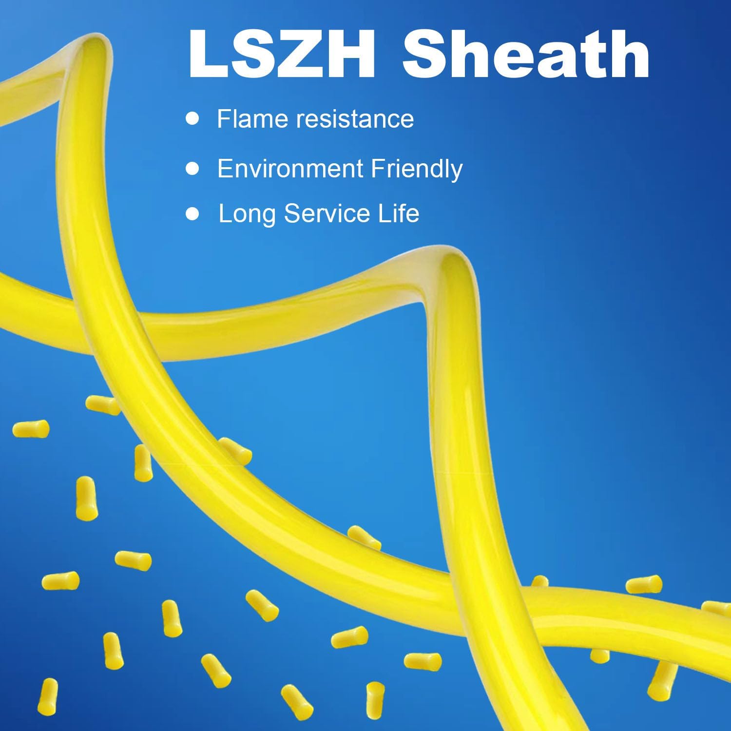 0.3メートル光ファイバーパッチコード LC UPC - LC UPC、デュプレックスシングルモードファイバーケーブルジャンパー O