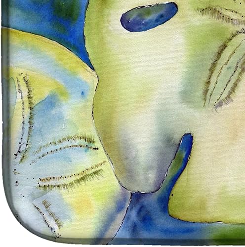 Miniatura 4 de Caroline's Treasures 8545DDM - Tapete de secado de platos de dólar de arena, absorbente, tapete de secado de platos para encimera de cocina, tapete