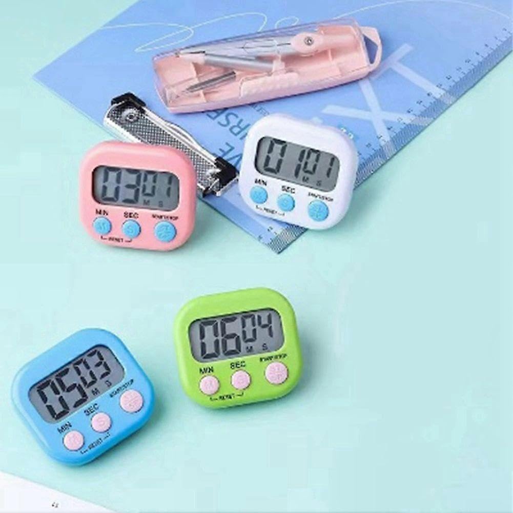 JOYHAPPST Multifunctional Magnetic Digital Kitchen Timer Clock Loud Alarm LED Counter Display Alarm Clock Bak