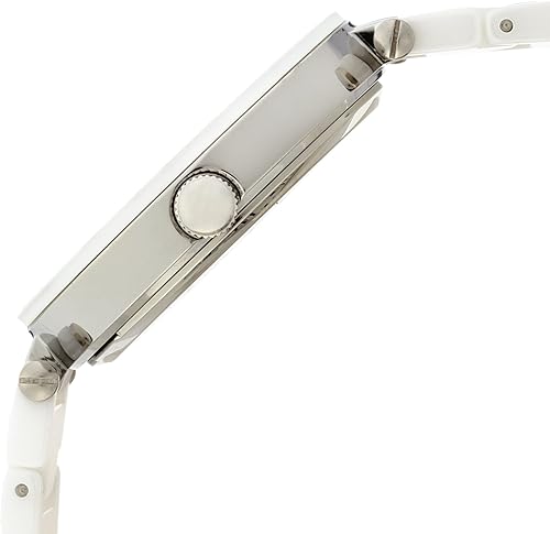 Miniatura 3 de Reloj Anne Klein para mujer con decoración de diamantes y con brazalete de cerámica AK1019WTWT